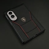 Luxury FR Stitched Leather Phone Case Cover for Samsung Galaxy Z Fold 8