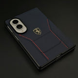 Luxury FR Stitched Leather Phone Case Cover for Samsung Galaxy Z Fold 8
