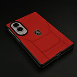 Luxury FR Stitched Leather Phone Case Cover for Samsung Galaxy Z Fold 8