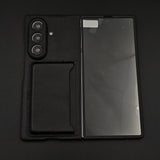 Luxury Leather Cardholder Kickstand Case with Front Screen Guard for Samsung Galaxy Z Fold 8 Ultra