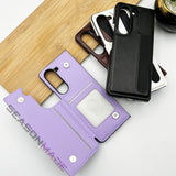 Samsung Galaxy Z Fold 5 Puffer With Cardholder Case Cover