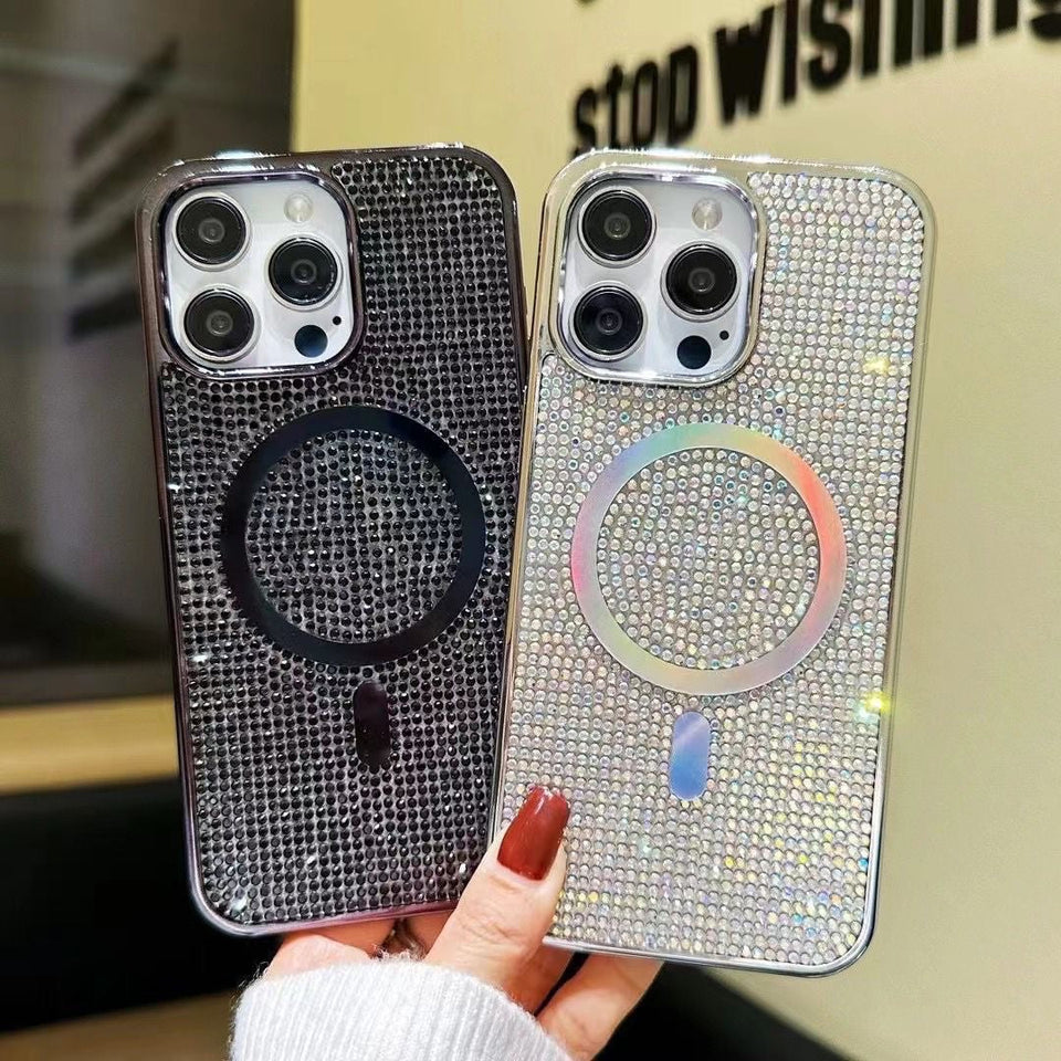 iPhone Rhinestone Diamond Bling Glitter Case With Magsafe