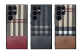 Samsung Galaxy S22 Ultra Santa Barbara Polo Plaid Premium Leather Case