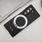 Magnetic Ring Stand Case with Front Screen Protector for Samsung Galaxy Z Fold 6 | Slim Grip & Full Body Coverage