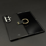 PU Leather Case For Samsung Galaxy Z Fold 6 | Elegant Ring Holder | Slim Protection