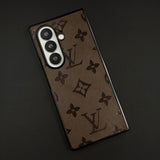 Embossed Feel Leather Designer Case for Samsung Galaxy Z Fold 5 | Ultra-Luxe Brand Edition