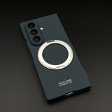 Magnetic Ring Stand Case with Front Screen Protector for Samsung Galaxy Z Fold 7 | Slim Grip & Full Body Coverage