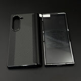 Dual Shade Carbon Fibre Case for Samsung Galaxy Z Fold 7 | Front Display & Hinge Guard | Luxury Edition