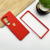 FR Edition Smooth Silk Feel Silicone Case for Samsung Galaxy Z Fold 7 | Sporty Luxury Finish