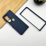 FR Edition Smooth Silk Feel Silicone Case for Samsung Galaxy Z Fold 7 | Sporty Luxury Finish