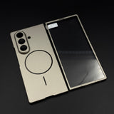 Matte MagSafe Case with Screen Protector for Samsung Galaxy Z Fold 6 | Ultra-Thin Dual Layer | Magnetic Wireless Charging