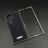 Stitch Leather Case Hidden MagSafe for Samsung Galaxy Z Fold 5