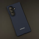 Silicone Phone Case Cover with Silk Feel for Samsung Galaxy Z Fold 7 | Velvet Inner Lining