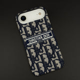 Embroidered Designer Fabric CD Case for iPhone 17 Air | Sophisticated Slim Cover