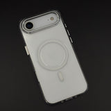 Non Yellowing Clear MagSafe Phone Case Cover Metal Camera Bump for iPhone 17 Air | Scratch-Resistant Hybrid