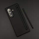 Silk Feel Liquid Silicone Phone Case Cover with Pen for Samsung Galaxy Z Fold 8 Ultra | Ultra-Soft Shockproof