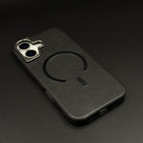 Leather MagSafe Mobile Case Cover for iPhone 17 | Slim Protective Back