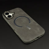 Leather MagSafe Mobile Case Cover for iPhone 17 | Slim Protective Back