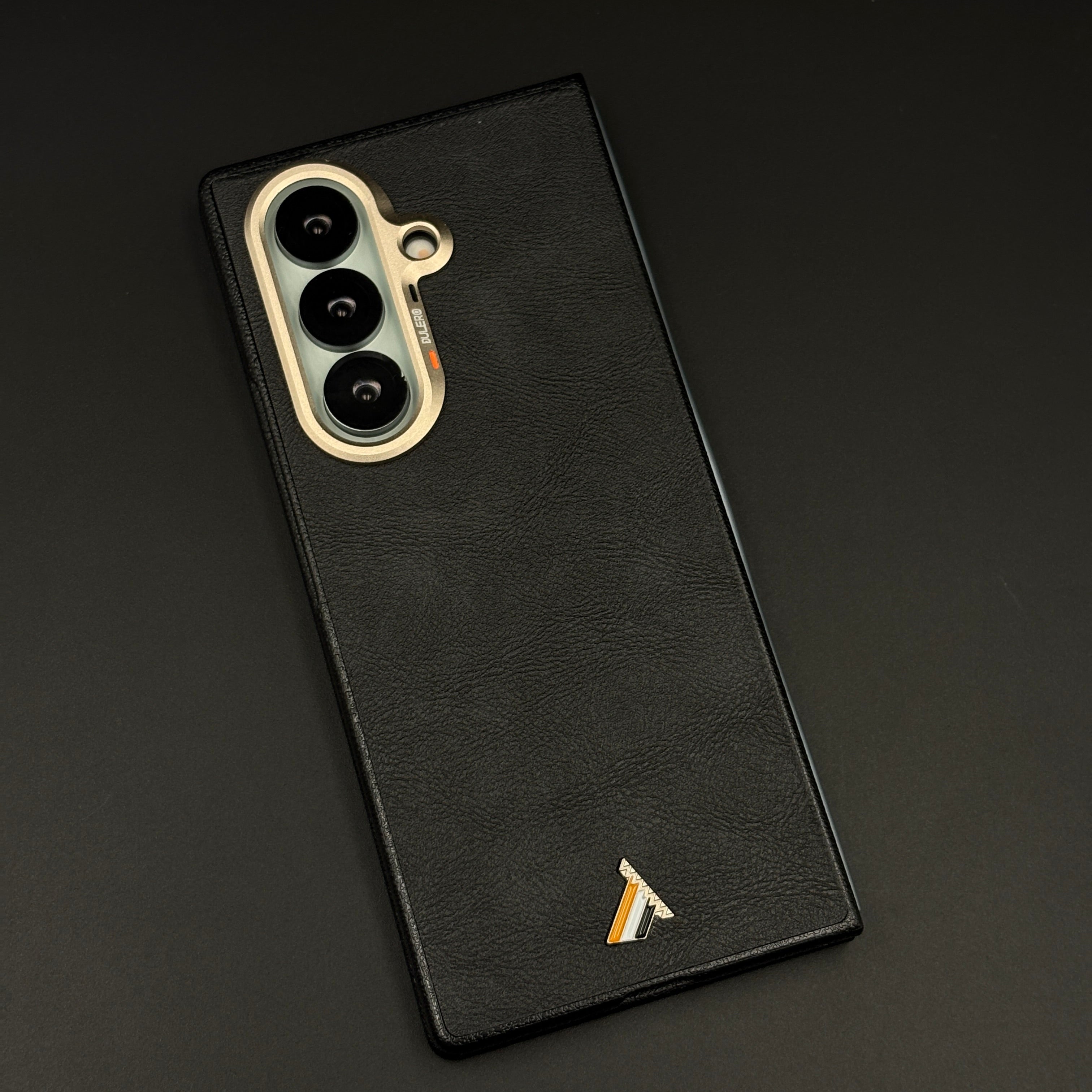 Hidden MagSafe Leather Mobile Case for Samsung Galaxy Z Fold 7 | Slim Back Cover with Magnetic Charging