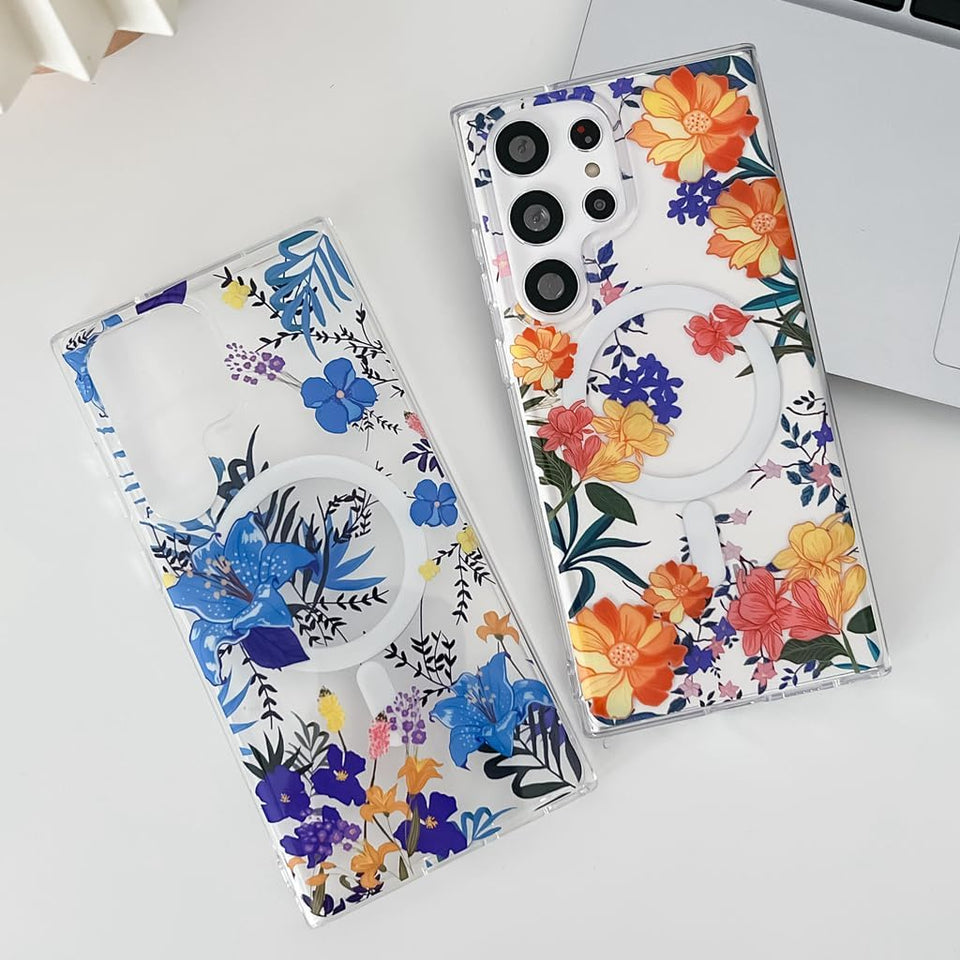 Samsung Galaxy S24 Ultra Vivid Floral Magsafe Case
