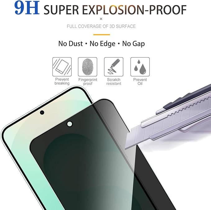 Samsung Galaxy S26 Anti-Spy Privacy Tempered Glass