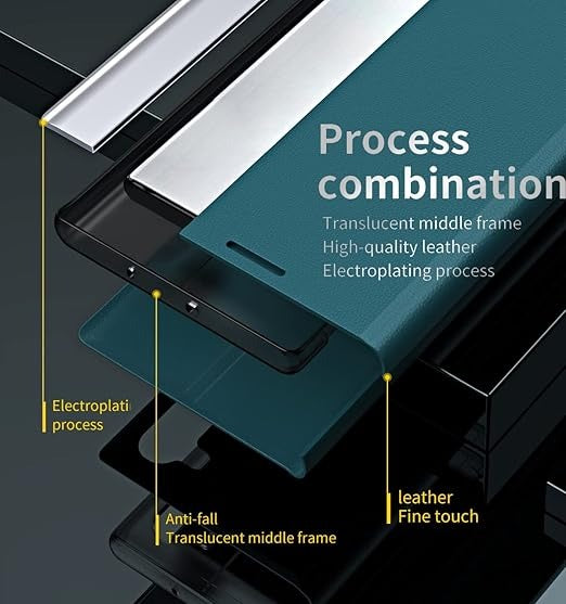Samsung Galaxy Z Fold 6 PU Leather Kickstand Flip Case