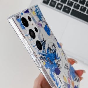 Samsung Galaxy S24 Ultra Vivid Floral Magsafe Case