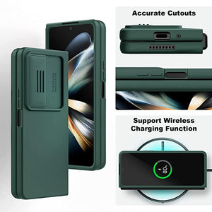 Nillkin Samsung Galaxy Z Fold 3 Camshiled Camera Protection Silicone Case Green