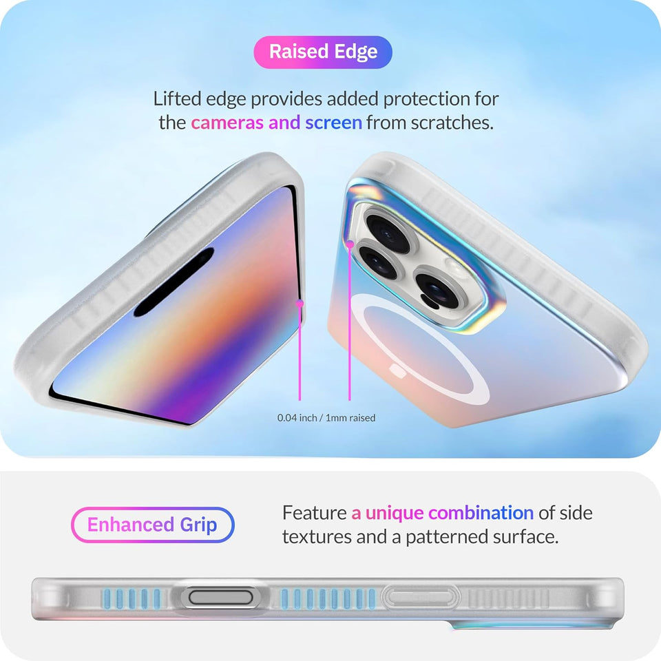 iPhone Fluorescent Iridescent Translucent Color Changing Case