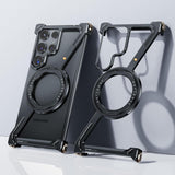 Samsung Galaxy S25 Ultra Z Shape Aluminium Metal Rotating Kickstand Frameless Design