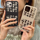 iPhone Luxury Brand CD Letter Hollo Case Cover Clearance Sale