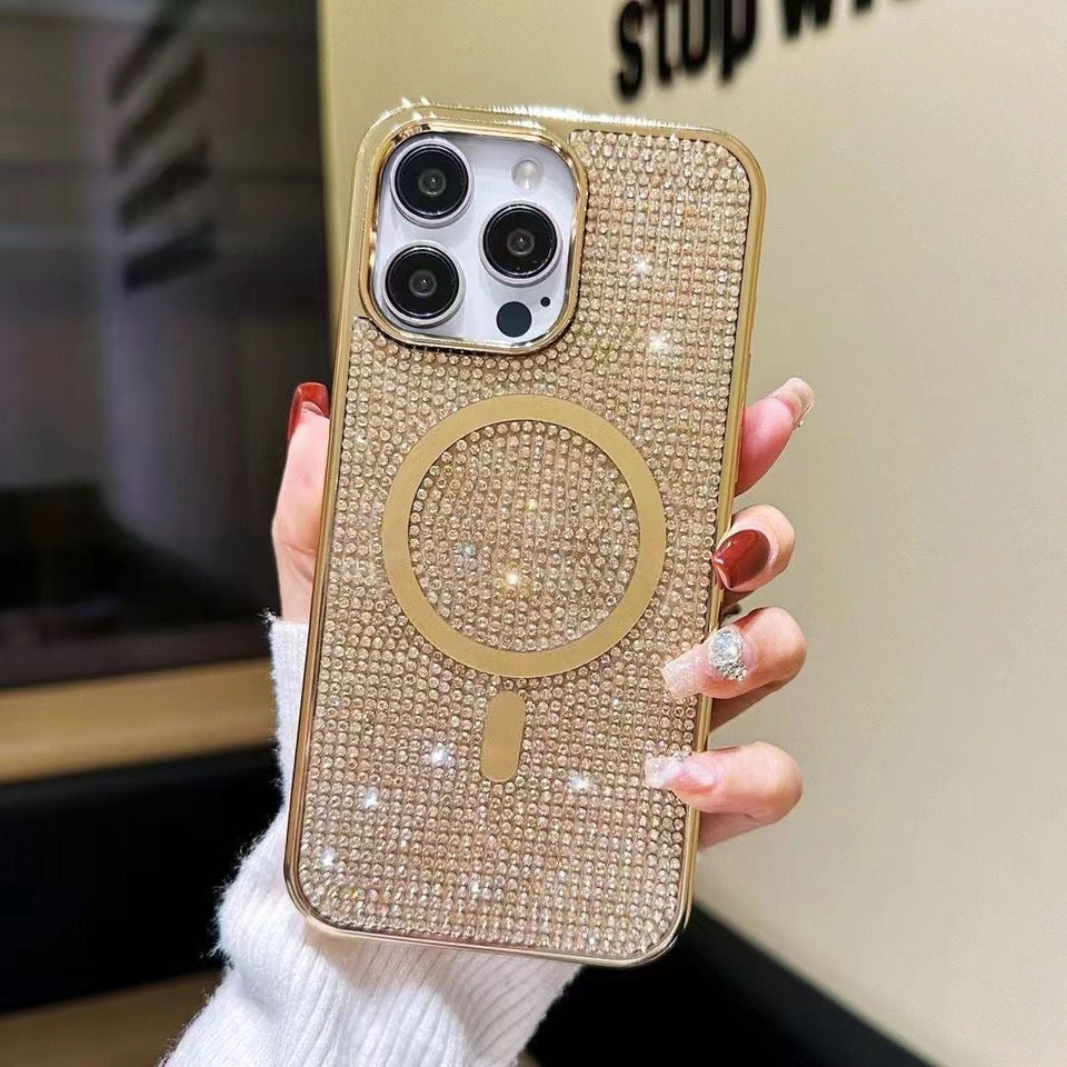 iPhone Rhinestone Diamond Bling Glitter Case With Magsafe