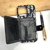 iPhone Luxury Brand CD Wallet Case Cover