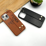 iPhone 15 Series Luxury Brand FD Belt Strap Holder Case Cover