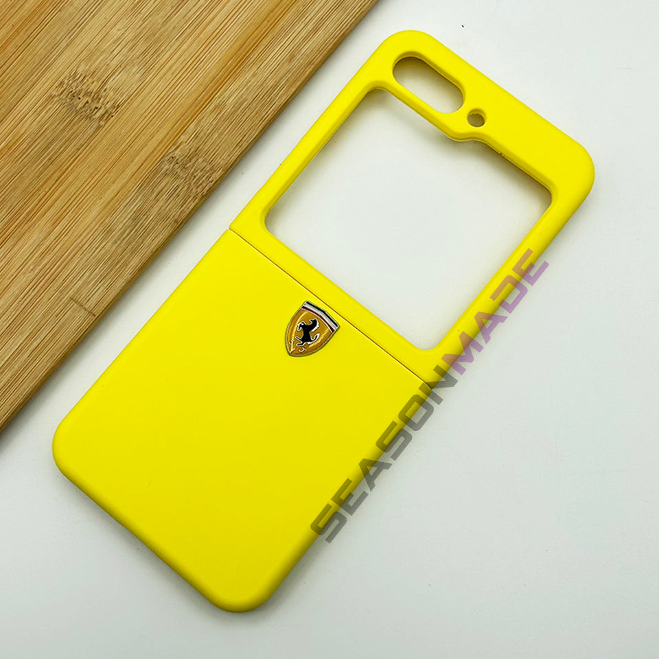 Samsung Galaxy Z Flip 5 FR Sports Car Logo Case Cover