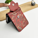 Samsung Galaxy Z Flip 6 Indian Art Designer Cover With Bracelet and Card Holder