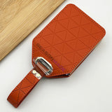 Samsung Galaxy Z Flip 5 Stitched Leather With Screen Protector Case Cover