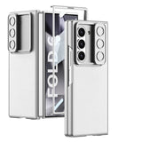 Samsung Galaxy Z Fold 6 Leather Cover With Camera Protective Shutter