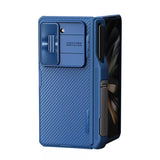 Samsung Galaxy Z Fold 5 Nillkin Camshield Camera Protective Case With S Pen Holder Blue