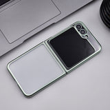 Chrome Hard Case Anti-Yellow for Samsung Galaxy Z Flip 6 | Premium Chrome Finish | Non-Slip Grip
