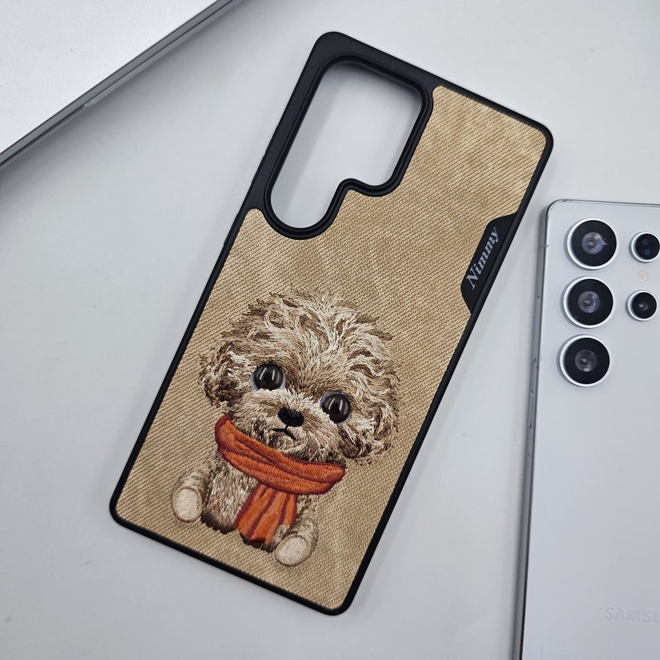 Samsung Galaxy S25 Ultra Animal 3D Embroiderey Leather Magsafe Case
