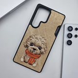 Samsung Galaxy S25 Ultra Animal 3D Embroiderey Leather Magsafe Case