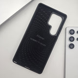 Samsung Galaxy S25 Ultra Animal 3D Embroiderey Leather Magsafe Case