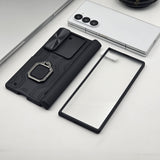Samsung Galaxy Z Fold 6 Magnetic Hinge Protection Pen Holder Armor Case
