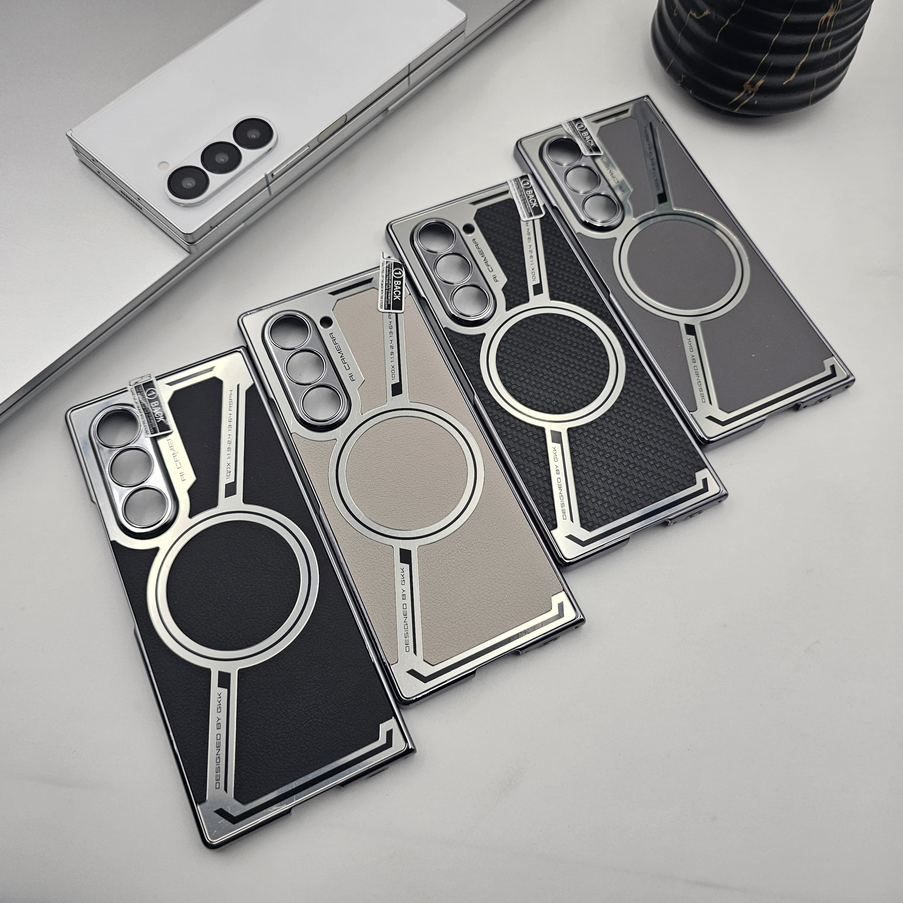 Samsung Galaxy Z Fold 6 Luxury Electroplated Magnetic Magsafe Case