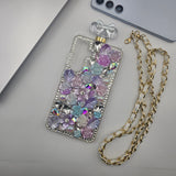 Samsung Galaxy S24 Perfume Bottle Floral Case With Sling