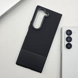Samsung Galaxy Z Fold 6 Dotted Feel Leather Dual Shade Metal Camera Protection Case
