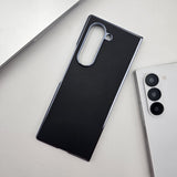 Samsung Galaxy Z Fold 6 Leather Chromeplated Case