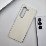 Samsung Galaxy Z Fold 6 Leather Chromeplated Case
