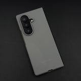 Silicone Phone Case Cover with Silk Feel for Samsung Galaxy Z Fold 7 | Velvet Inner Lining